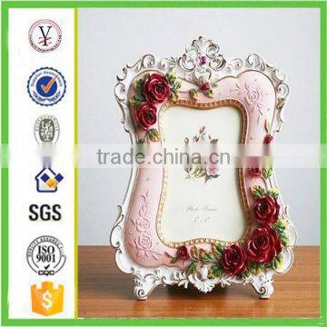 Custom Resin Rose Flower Home Decor Photo Frame