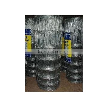 galvanized stock fence