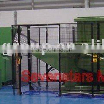 PVC HDPE plastic pipe crusher recycling machine