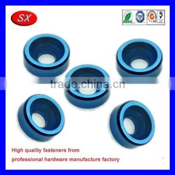 customized anodized Aluminum Washer for Conical Head Screws