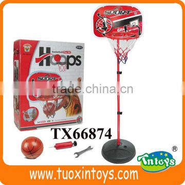 2IN1 king sport basketball sets, kids mini plastic portable basketball hoop