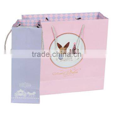 Gift Promotional Packaging Paper Bags With Cotton Handle photo-2