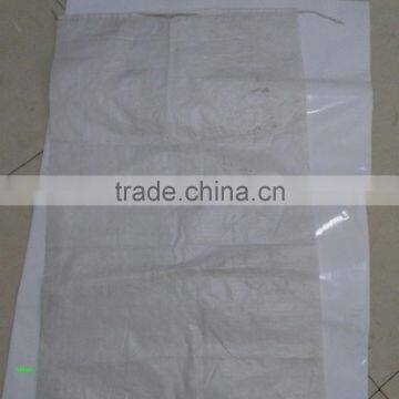 60*110cm pp Woven Bag/ 25kg White Woven Bag/50kg Waterproof pp Woven Bag/PP Woven Rice Bag photo-3