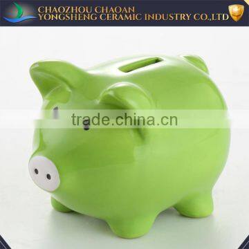 New Design Wholesale Lovely Pig Shape Ceramic Coin Bank photo-4