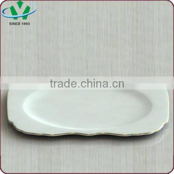 Vitrified Tableware Cheap White Porcelain Plate photo-2