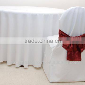 Round 132'' Restaurant Table Cloth for Weddings photo-2