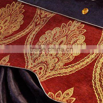 Charming Festive Wedding Jacquard Bedroom Window Panel Drape Curtain, Luxury Ready Made Window Curtain photo-6