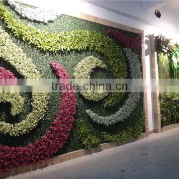 artificial plain style green plant wall for landscaping design from Dongguan ESTE LGH15-07