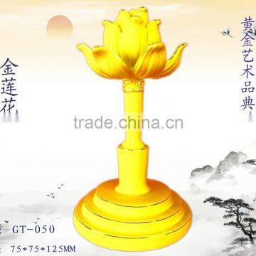 Good Quality 24k gold lotus flower for gifts