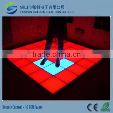 Interactive LED Dance Floor , RGB Color Change Dancing Floor Tile for Party photo-6