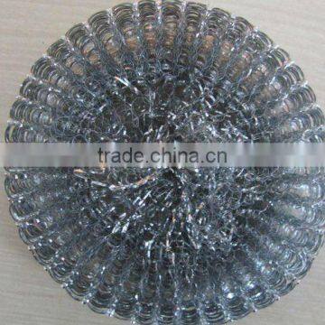 Stainless steel scouring pads for kitchen utensil