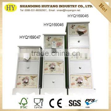 FSC Painted European Style Wooden Cabinet With 4 Drawers Wholesale photo-2