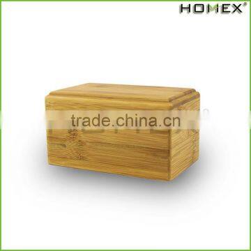 Bamboo cremation urns for pets Homex BSCI/Factory