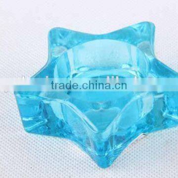 Flower /star Design Glass Candle Holder photo-4