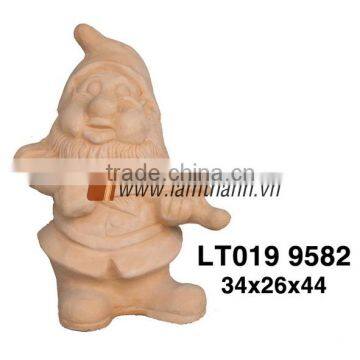 Vietnam Wholesale Garden White Wash Terracotta Decoration Statue