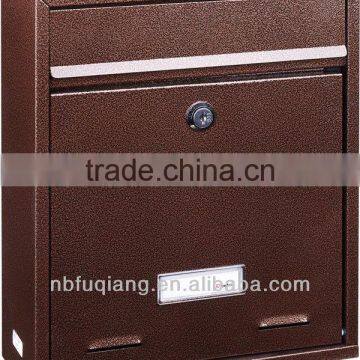 FQ-174 Small Wall Mounted Cast Iron Mailbox Metal Mailbox Steel Mailbox photo-2