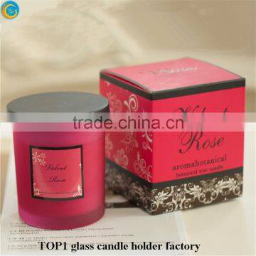 Yufeng customized candle with lid gift box