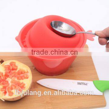Plastic Silica Gel Cap Creative Pomegranate Peeler,Arils Removal Tool for Kitchen photo-5