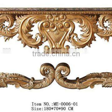 Large Size Sitting Room Furniture Set Antique Console Table With Mirror Arts photo-3