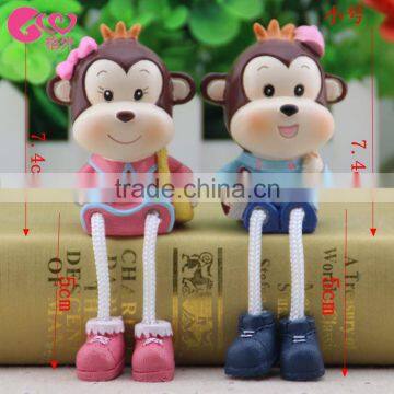 Monkey Monkey Doll Hanging New Gifts Resin Gifts Festive Ornaments Trumpet photo-2