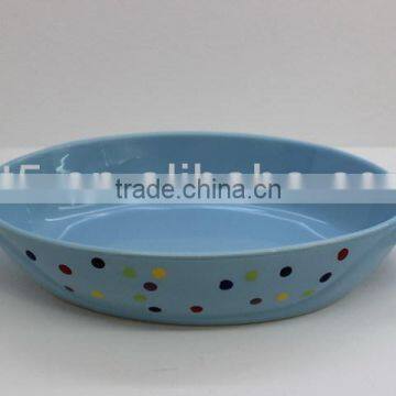 fashion hand painted Xmas ceramic bakeware