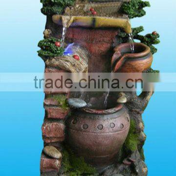 polyresin resin large outdoor water fountains