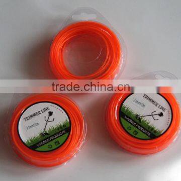 Factory direct sales/2.0X10metre/ brush cutter nylon trimmer line