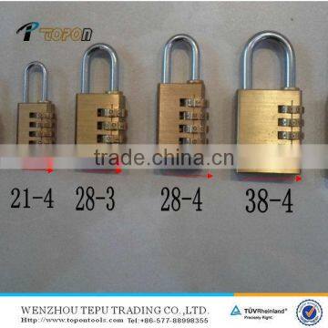 Resettable Brass Combination Number Padlock