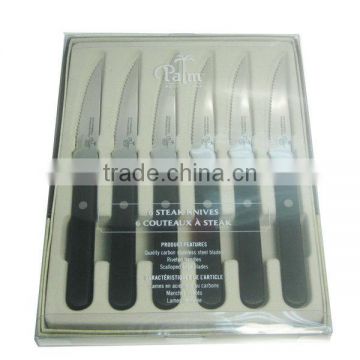 KN2201 6 pcs POM handle steak knife