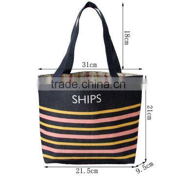 Wholesale Modern 600D Polyester Double Layer Fashion Shopping Handbag,women Shopping Tote Bag photo-3