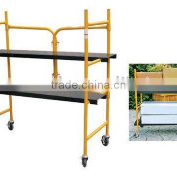 4'' Steel Mini Folding Mobile Scaffold