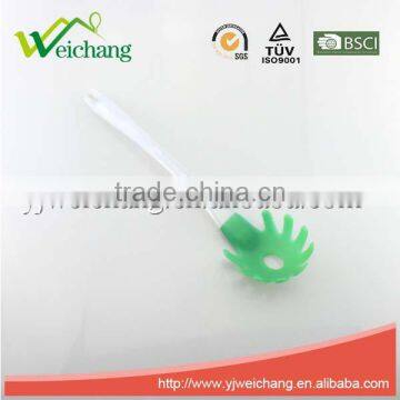 WCKT291A Premium Nylon Utensils SPAGETTI SERVER Pasta Fork Cooking Utensil Gadgets Set With PP Handle (Multi-color) photo-3