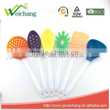 WCKT291B Premium Nylon Utensils Spoon Cooking Utensil Gadgets Set With PP Handle (Multi-color) photo-3