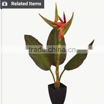 Artificial Bonsai Leaves Green Artificial Bamboo Tree Tall Phyllostacgys Edulis Bamboo photo-3
