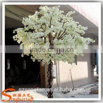 Hot Sale Manufacture China Artificial Cherry Tree Decoration Indoor Fake Tree Artificial White Cherry Blossom Tree photo-5