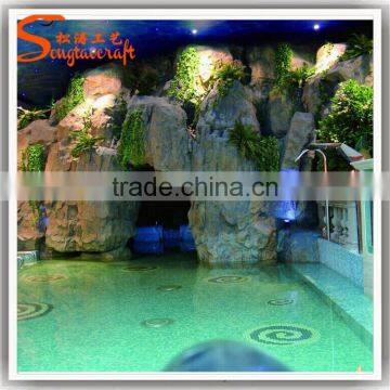 Fiberglass Indoor Water Fountain Garden With Buddha for Home Decoration photo-6