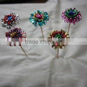 disposable wooden sticks daisy flower picks
