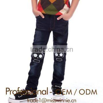 Professional children's clothing manfacturer new design boys jeans pants