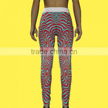 Wholesale Polyester/spandex Heat Transfer Custom Design Women Fashion Leggins, Women Pants, Yoga Leggins photo-2