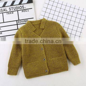 Hot Sale Childrens Boutique Cardigan Wool Sweater Design for Boys photo-4