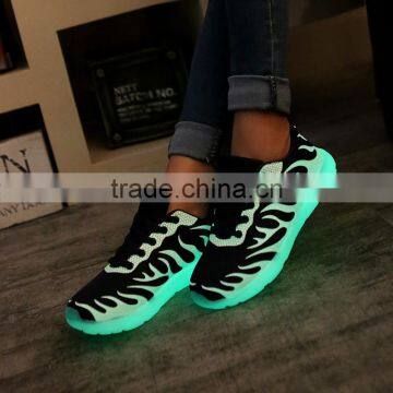Top Level Fashion Design Glow In The Dark Shoes Luminous Shoes photo-2