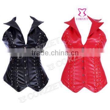 Wholesale Women Steel Boned Leather Bondage Corset