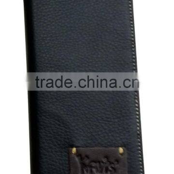 Fashion China Supplier Stamp Logo Black Men Real Leather Hand Purse photo-3
