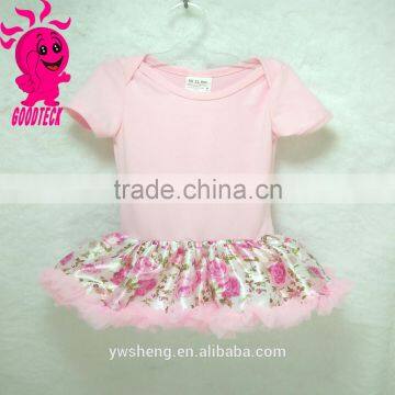 Hot selling girl's tutu dress latest children designs fashion summer baby dress