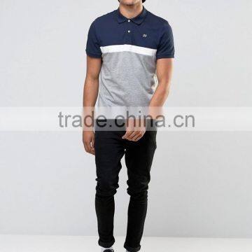 MGOO Cheap Price Custom Printing T-shirt Left Chest Printing Mens Polos Contrast Cotton Spandex Muscle Tops photo-5
