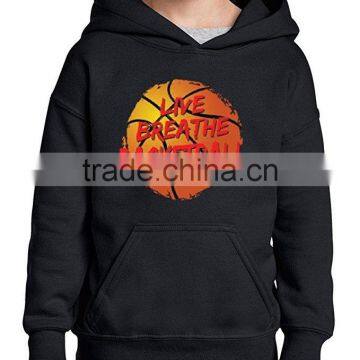 Blank Hoodie Sports Pullover Sweatshirt Kids Sports Wear Clothing Wholesale for Girls and Boys Kids Basketball Hoodies Custom photo-4