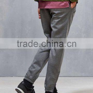 Classic Grey Zipper Sprinter Jogger Pants for Man photo-3