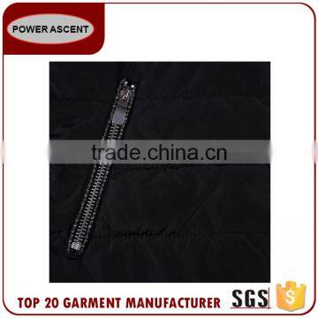 Hot Design Women Stand Collar Metal Zipper Hoody Padding Jacket photo-6