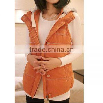 2015 Hot Selling Breathable Outdoor Woman Slim Padded Vests photo-2