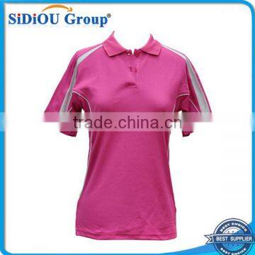 Promotional High Quality Ladies Fashion Polo Shirts